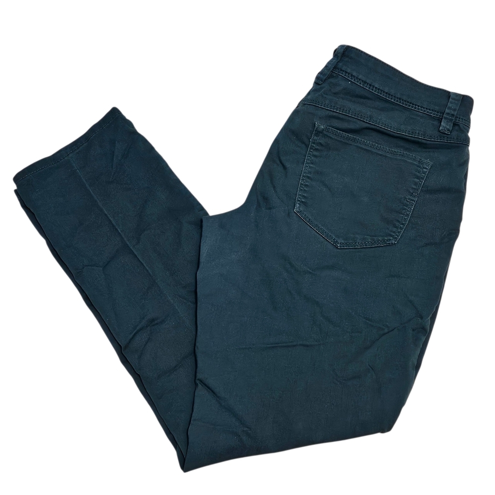 Lord and Taylor Dark Teal Cotton Blend Pants